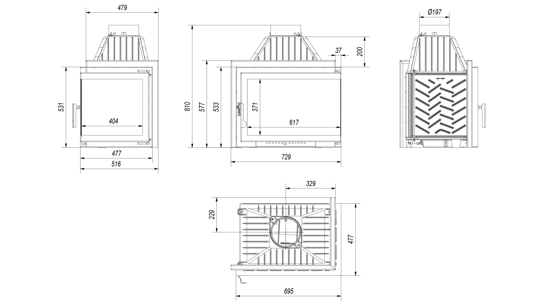 HELTAU XL - Sticla dreapta fara stalp [5]