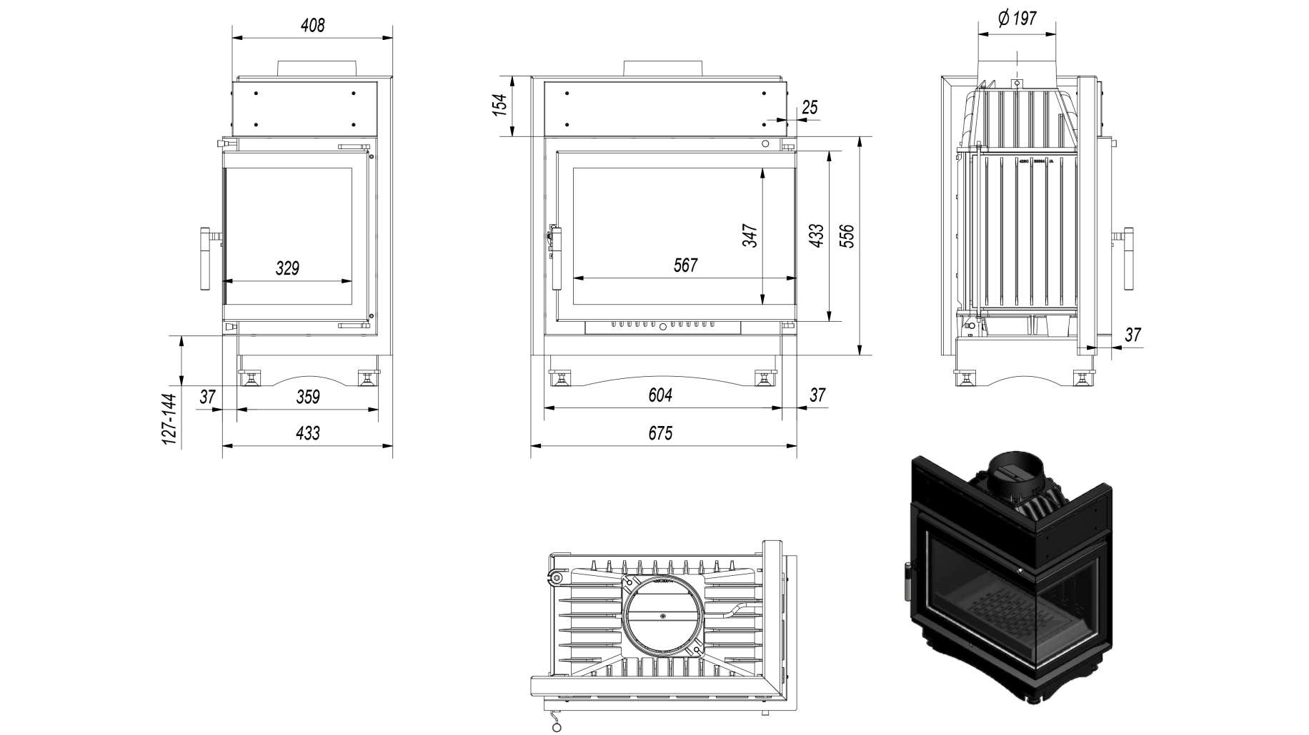 M 80 Sticla Dreapta Fara Stalp [3]