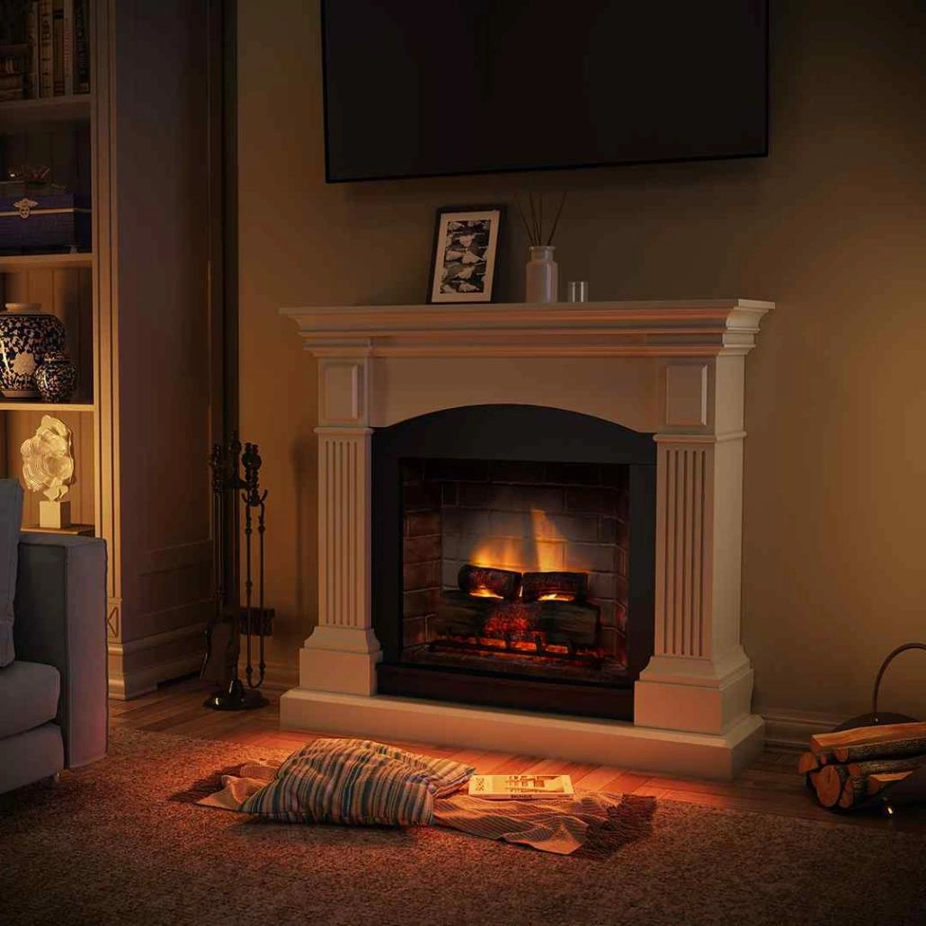 Magna Pure White semineu electric PowerFlame 2 [3]