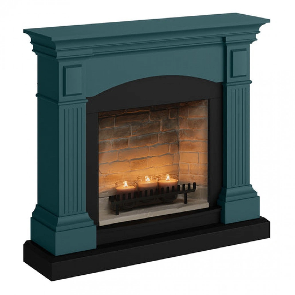 Magna Soft Turquoise Semineu cu lumanari ZenFlame [2]