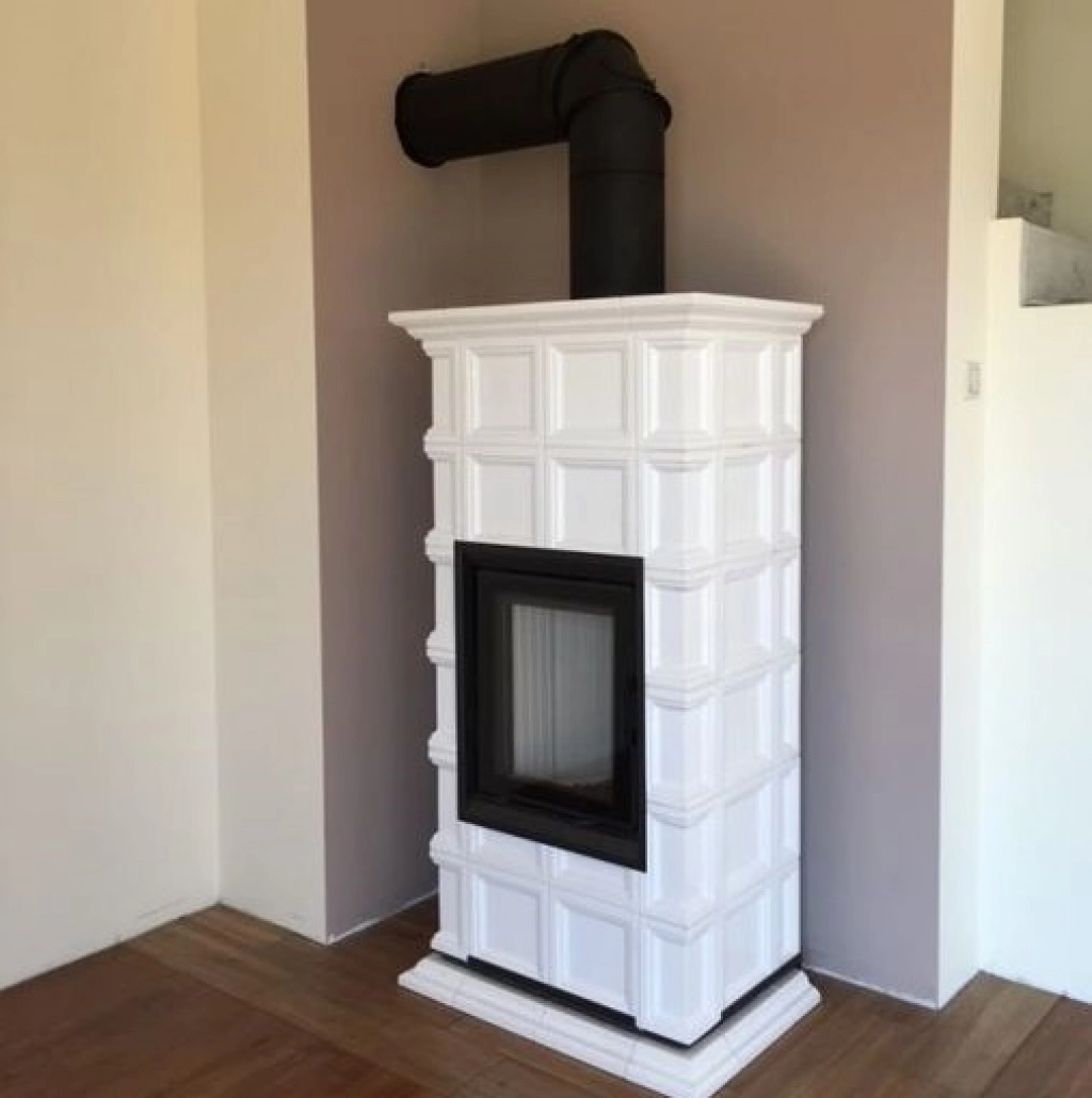 MILANO cu cahle albe - semineu asamblat [3]