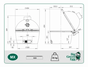MiniMax - Kamado Ceramic Big Green Egg [4]