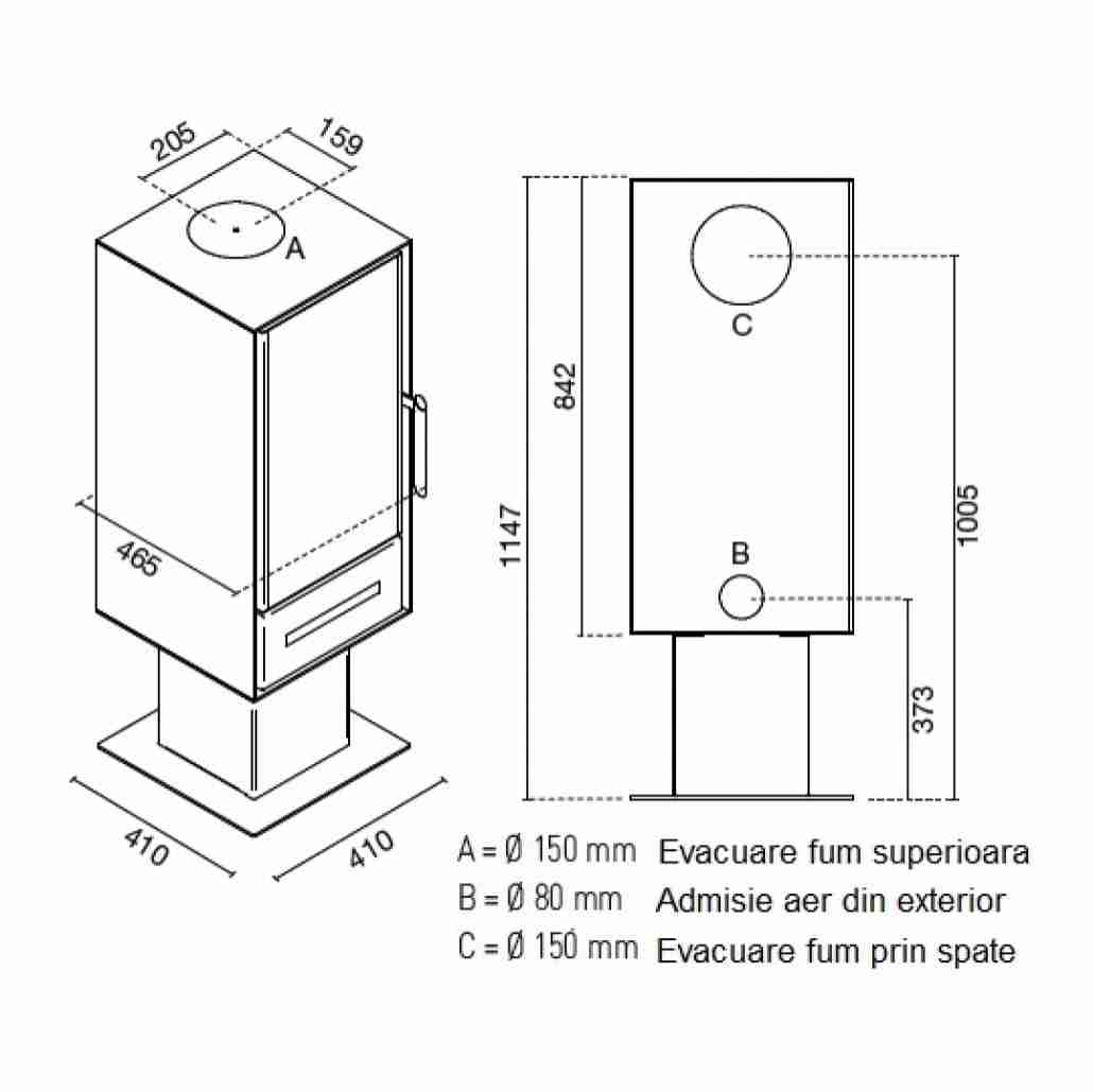 Teresa 8-9.5kw Nero - Etansa [5]