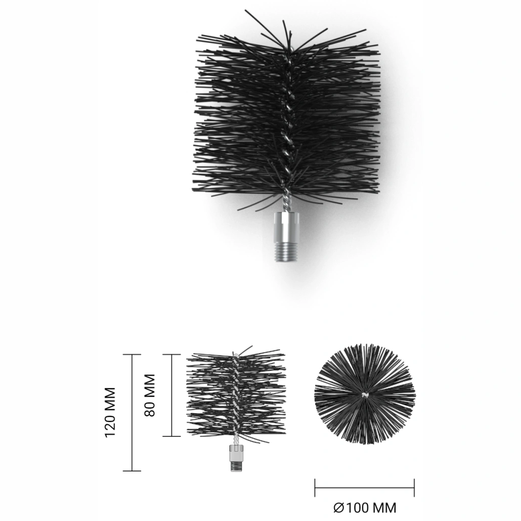 Perie otel curatat tubulatura surse pe peleti - fi100 [2]