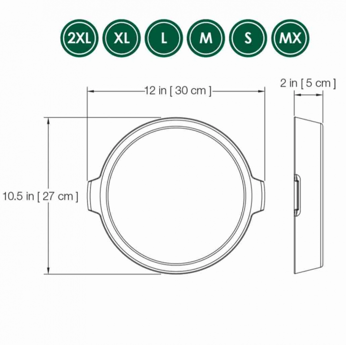 Plita fonta mica - Semi-adanca [2]