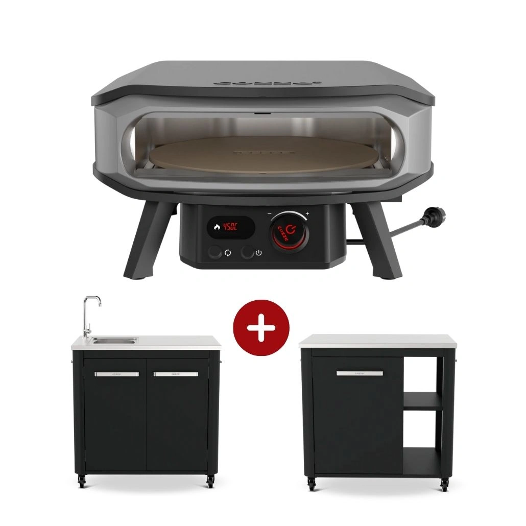 Pro Pack - Cuptor electric Cozze cu bucatarie exterioara si modul cu chiuveta din otel inoxidabil [1]