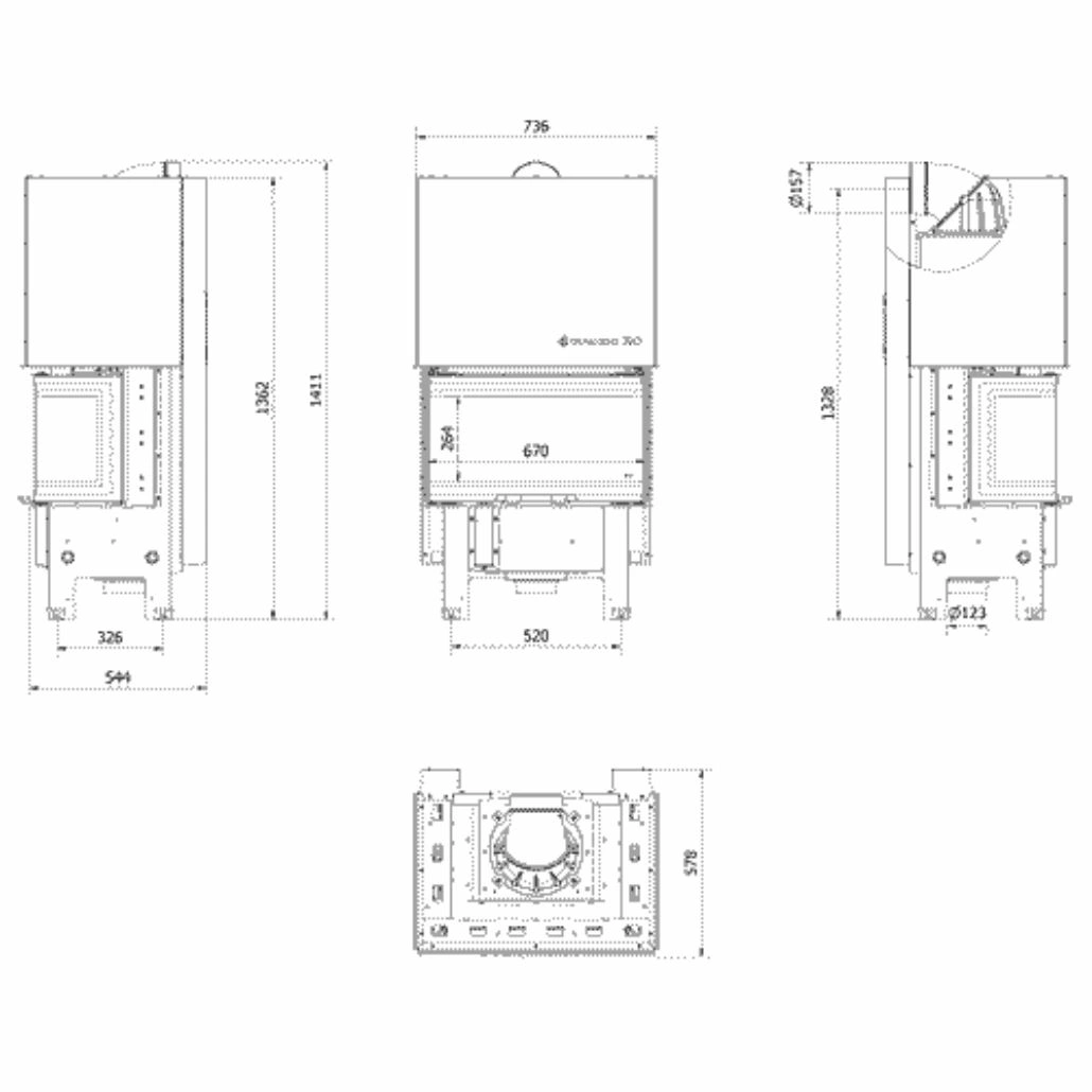 REGNOR 680/280 6kW - Samota Neagra [5]