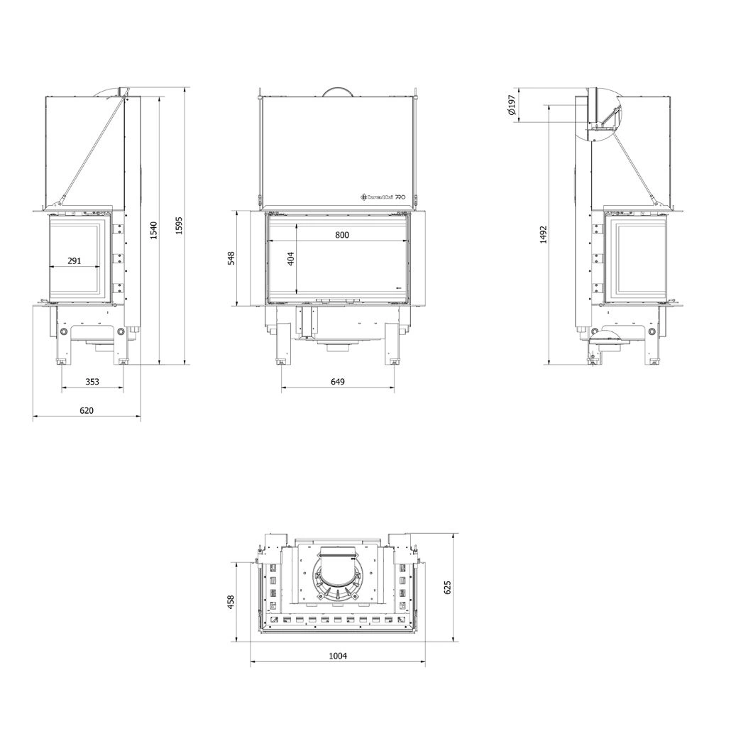 REGNOR 800/400 8kW + rama de montaj [6]