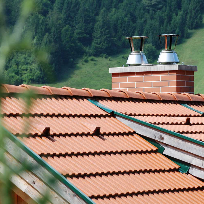 Schiedel ceramic canal dublu de evacuare a fumului [6]