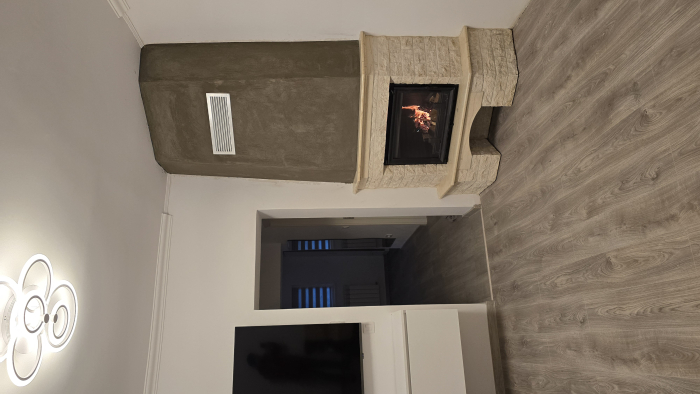 Șemineu complet 16KW pe colț model SILVIA [6]