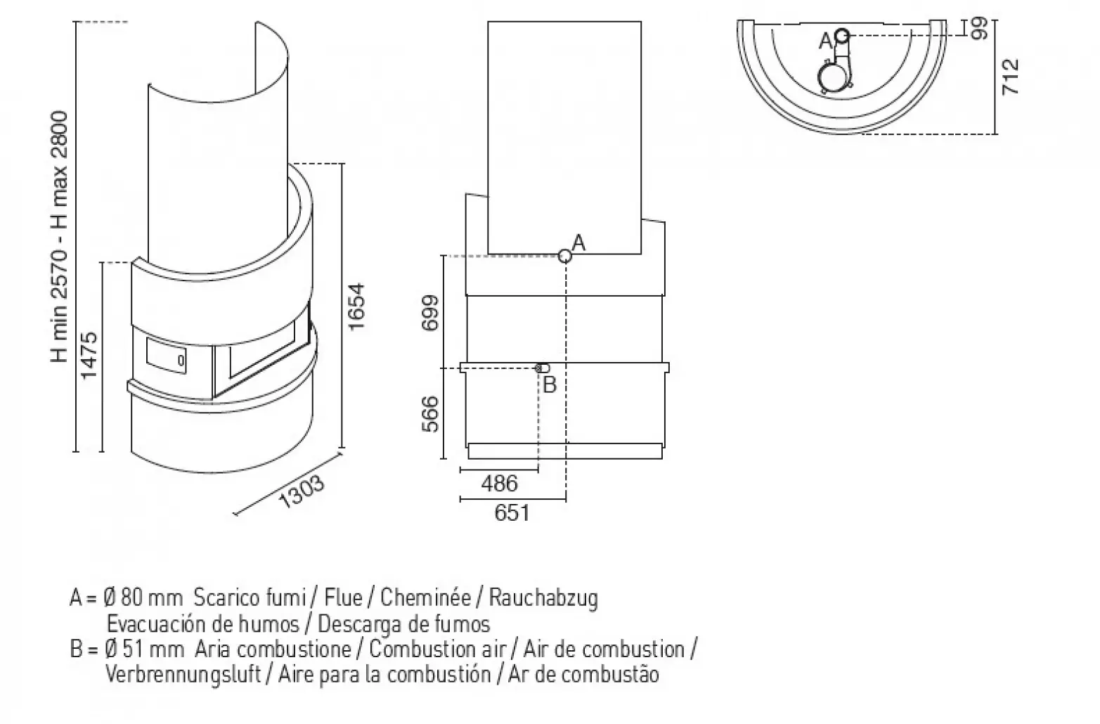 SEMINEU MODULAR PELETI 11.5 KW MICHELANGELO NEGRU [4]