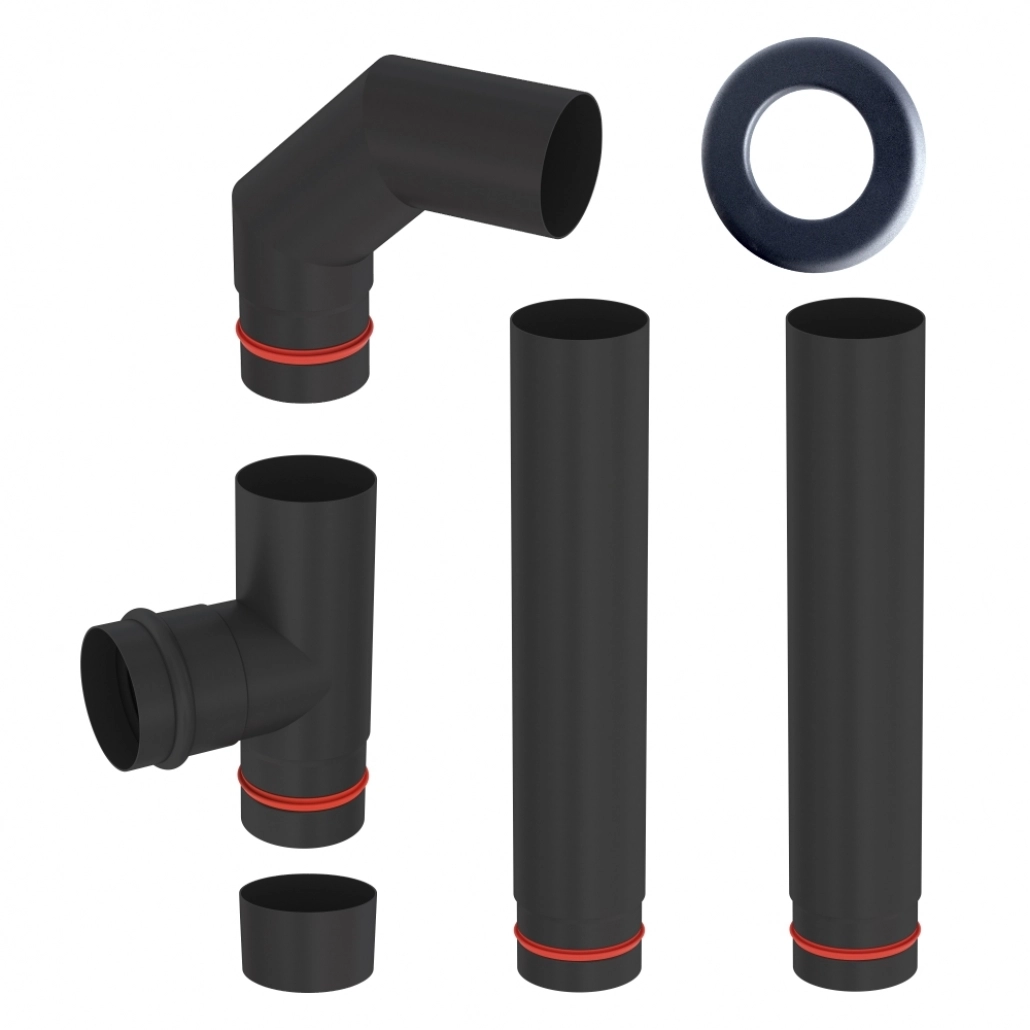 Set tubulatura premium peleti - fi80 [2]