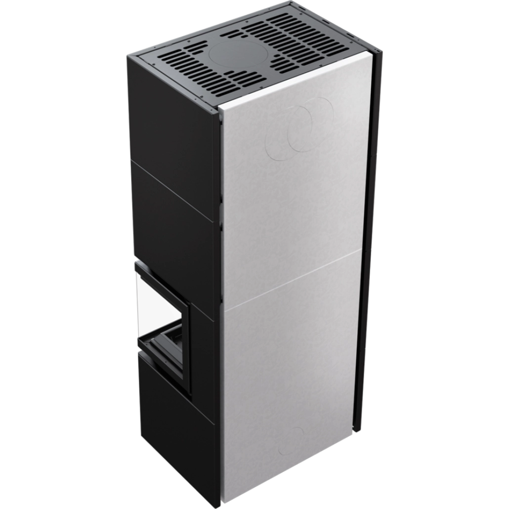 SIMPLE BOX dreapta negru - semineu complet [6]