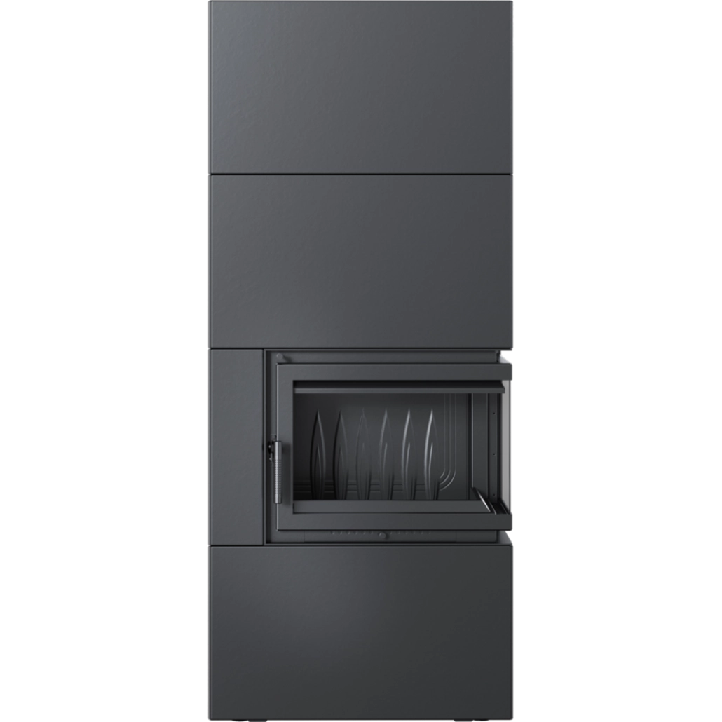 SIMPLE BOX dreapta negru - semineu complet [4]