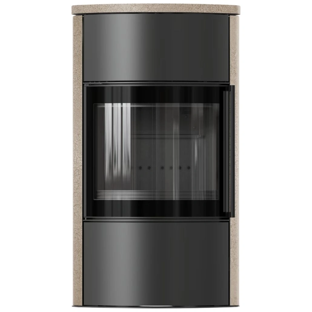 Soba Bjorn High 7kW ceramica Gold Satin cu capac ceramic - samota neagra [2]