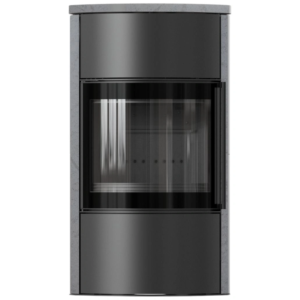 Soba Bjorn High 7kW ceramica Gray Satin cu capac ceramic - samota neagra [2]