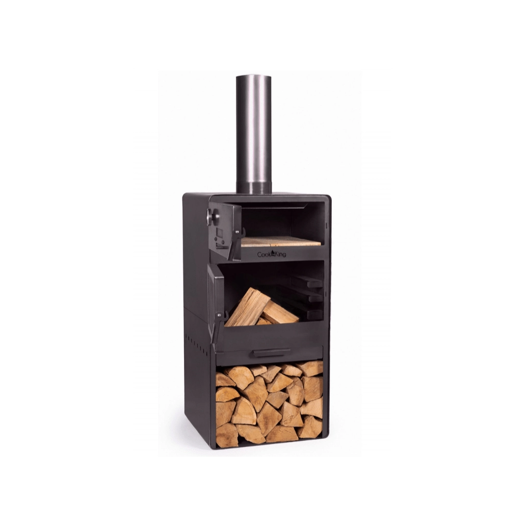 Soba de exterior pe lemne cu functie de cuptor - Vento [3]