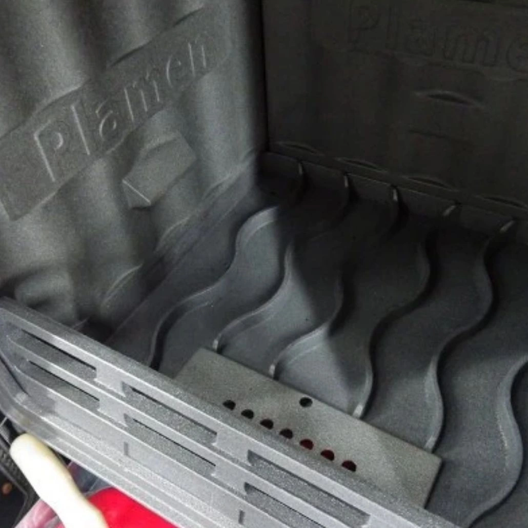 Soba de fonta cu plita LAVA Maro + loc depozitare, 8-11kW, A+ [5]