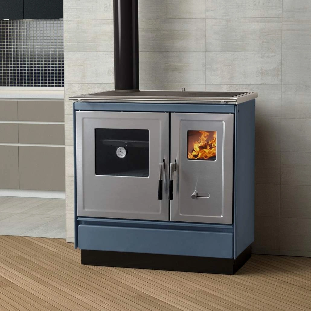 Soba de gatit pe lemne - ARES L - Antracit LUX [2]