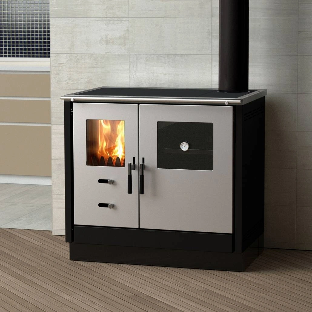 Soba de gatit pe lemne - AS II R - Negru [2]