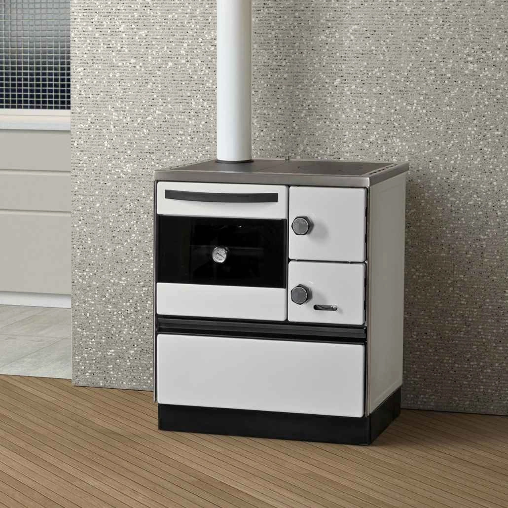 Soba de gatit pe lemne - ROYAL 720 2.0 L - Alb [2]