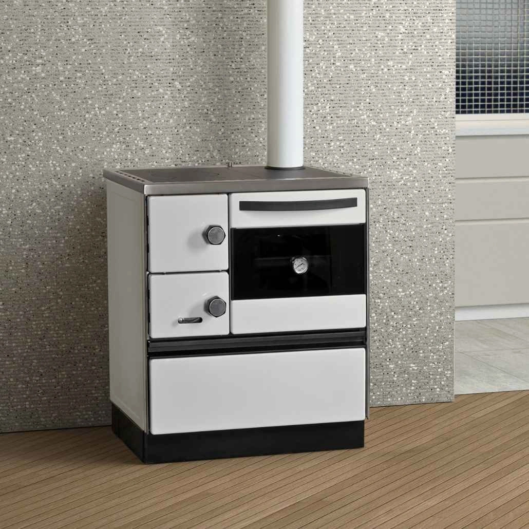 Soba de gatit pe lemne - ROYAL 720 2.0 R - Alb [2]