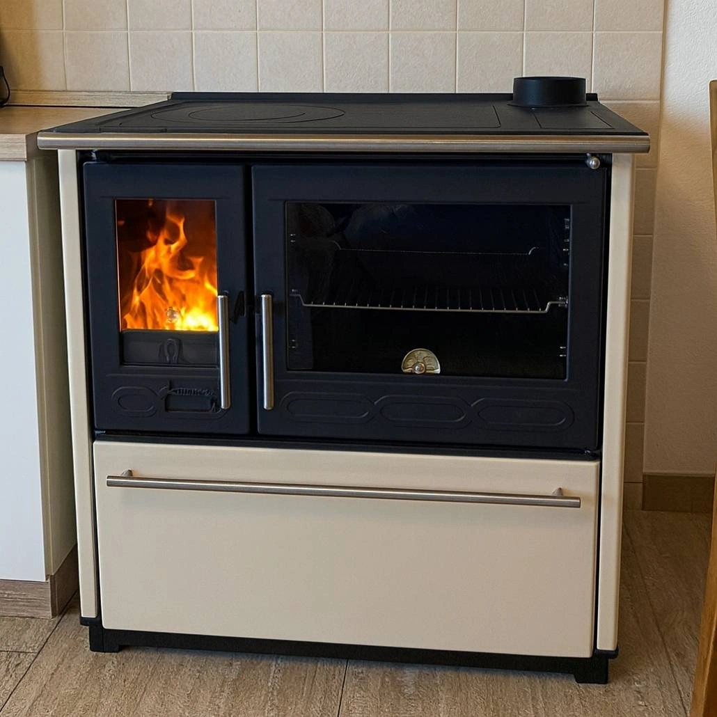 Soba de gatit PLAMEN 850 Crem - 8kW - racord dreapta [6]