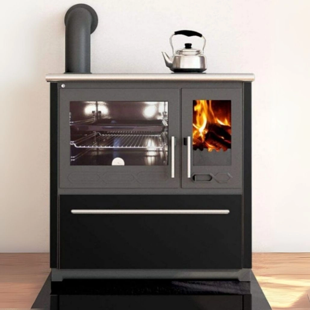 Soba de gatit PLAMEN 850 Negru - 8kW - racord stanga [4]