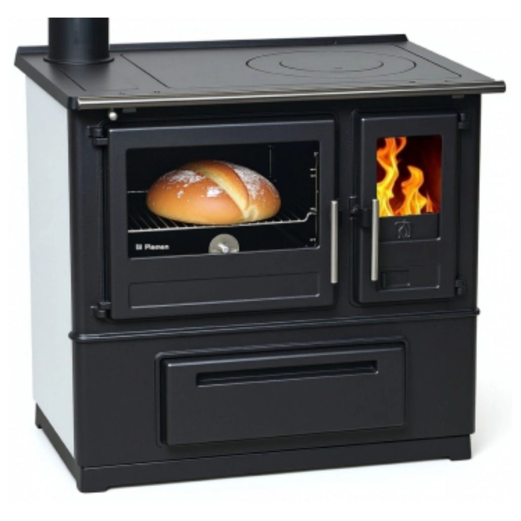 Soba de gatit SLAVONAC N Alb - 8kW - racord stanga [2]