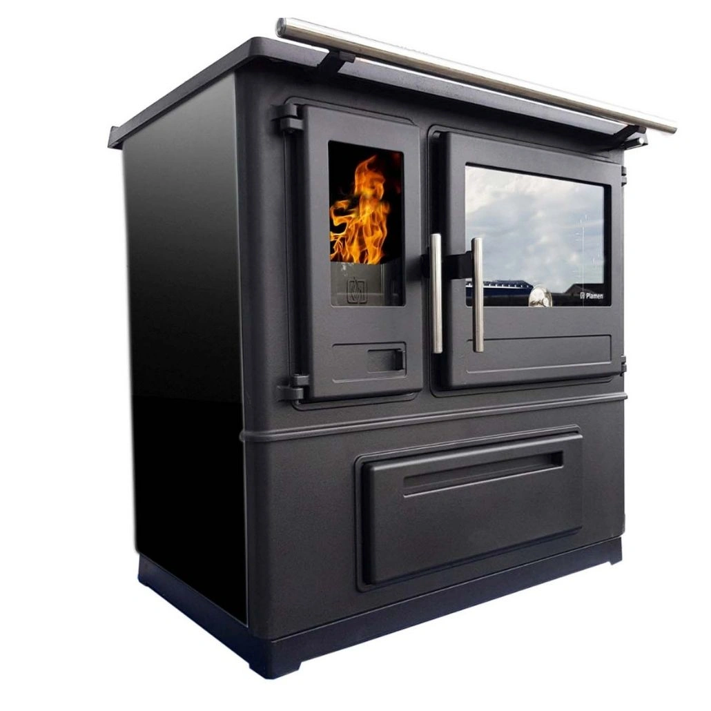 Soba de gatit SLAVONAC N Negru - 8kW - racord dreapta [2]