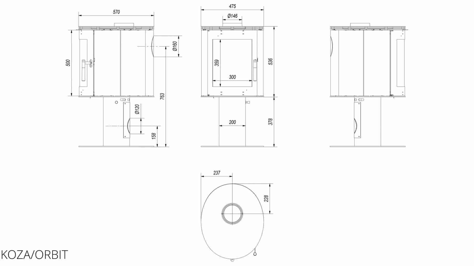 Soba OT 7-9kw - Semirotund [5]