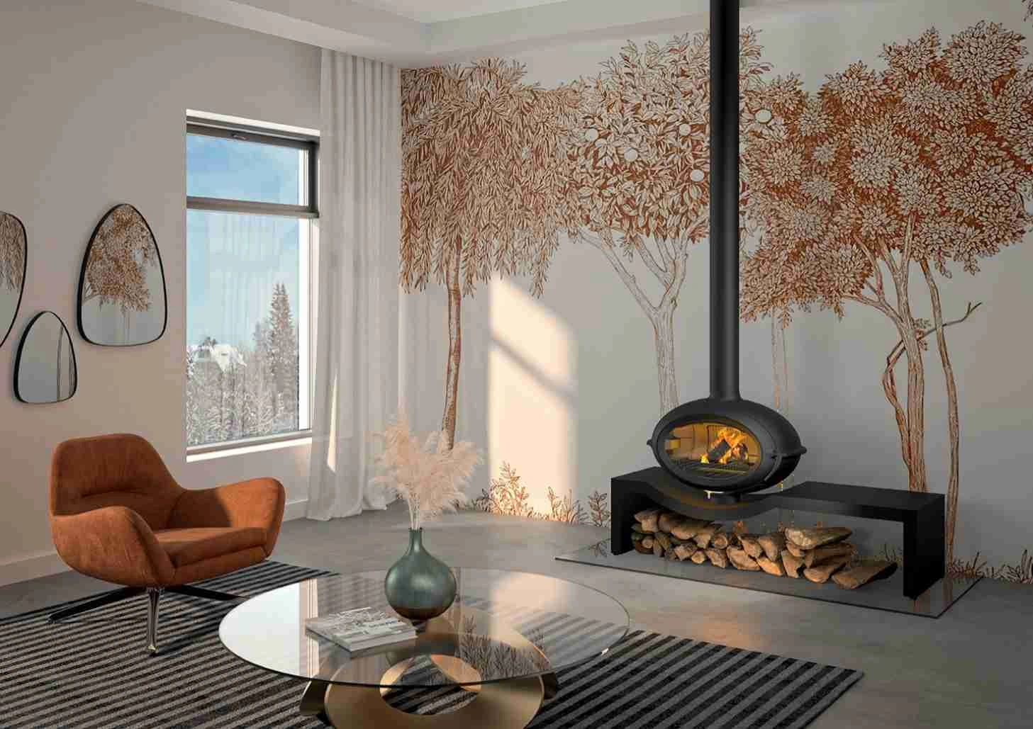 Soba fonta Brio cu suport tip banca 7-10.5kW [2]