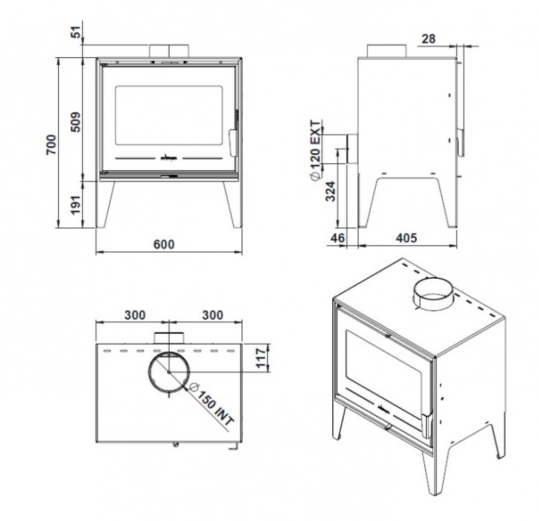 Soba otel Euro 8-10kW [2]