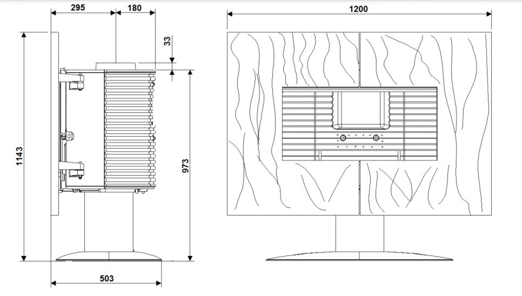 Soba fonta Gaya Slate 12kW [4]