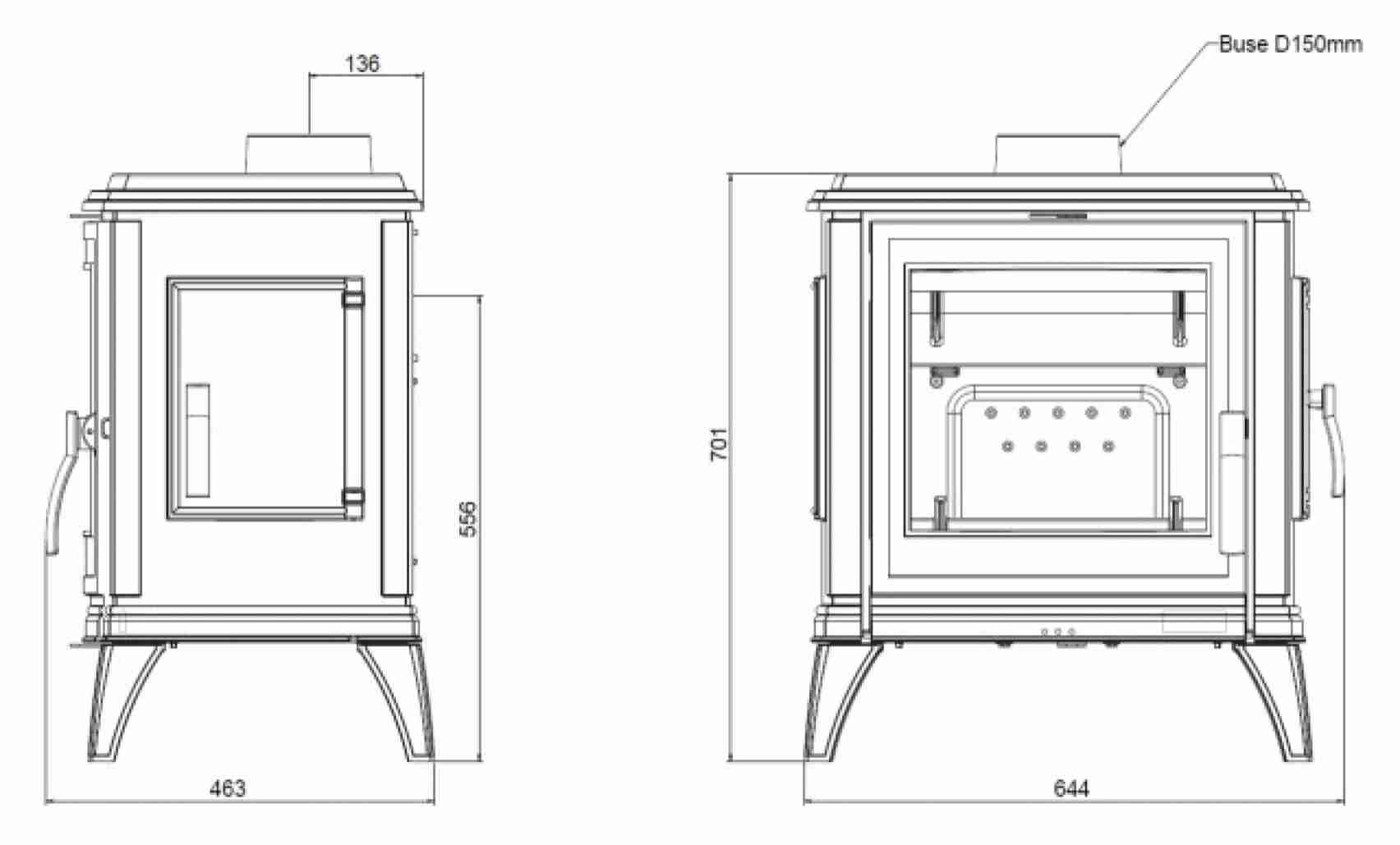 Soba fonta Sedan M 10kW - Fildes [2]