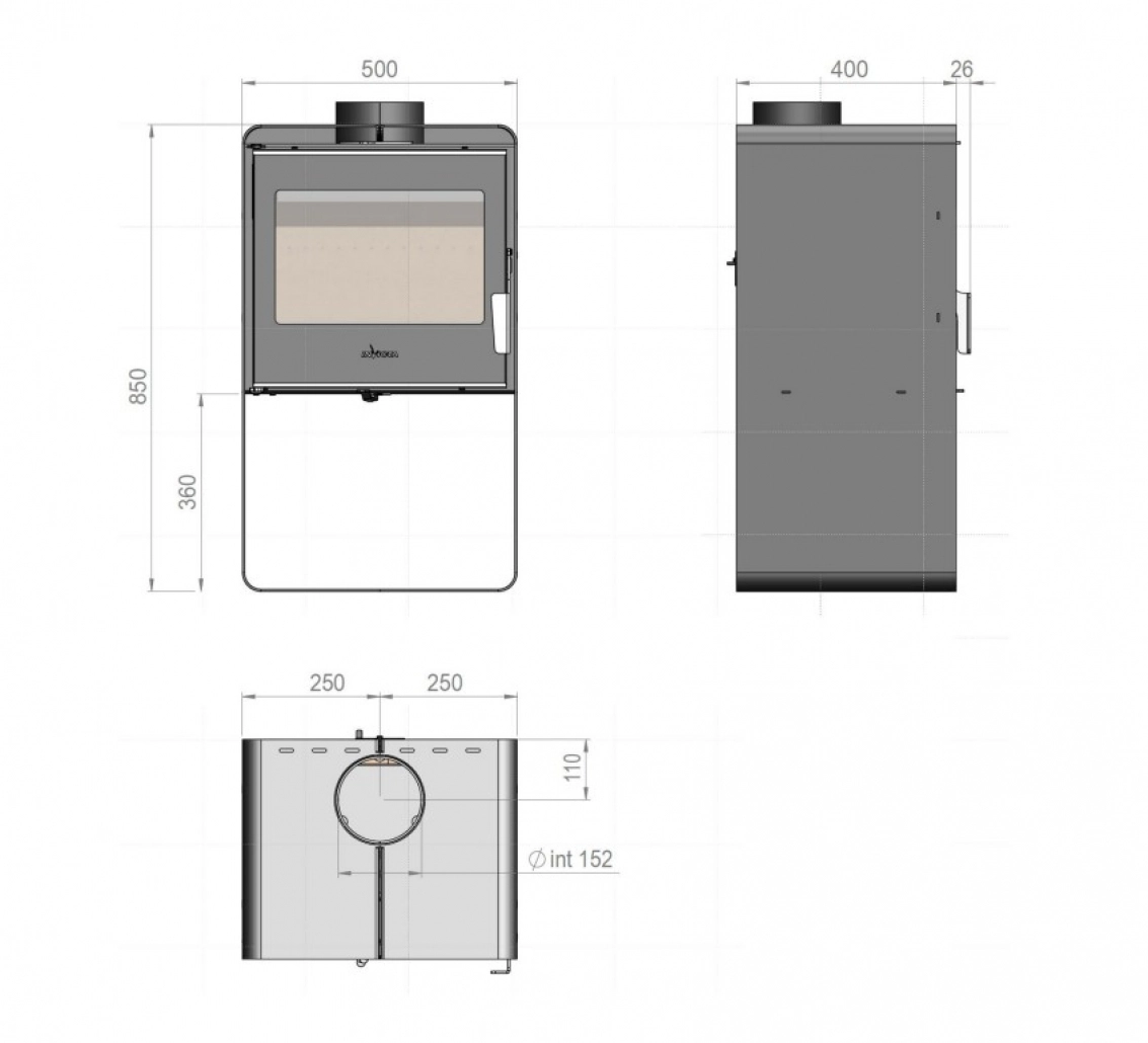 Soba fonta Boree 7,5 kW [2]