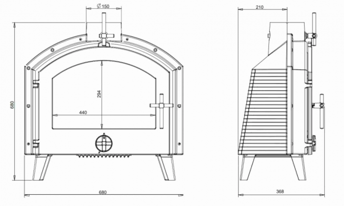 SOBA FONTA STIMO 7-10.5KW + PIESE RACORDARE [4]