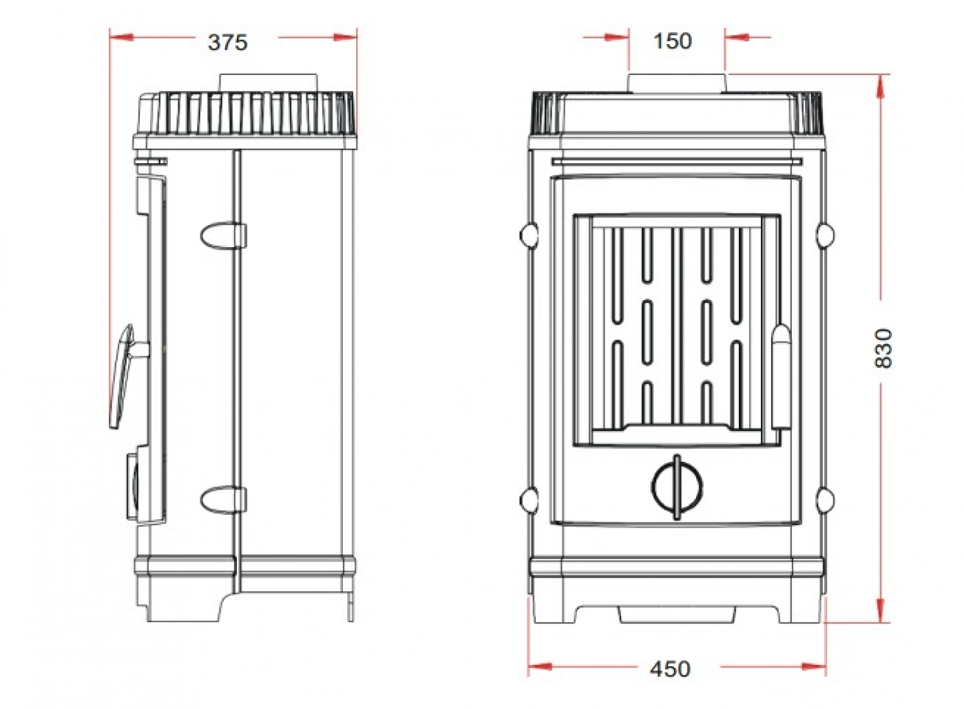 Soba fonta Chatel 8-12kW [3]