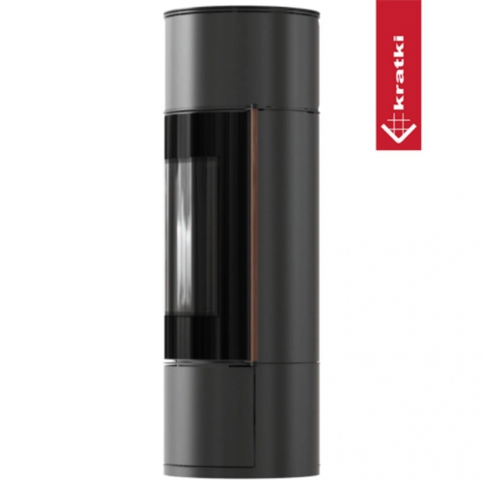 Soba otel AMBLER 7kW Maner lemn - Samota neagra [2]