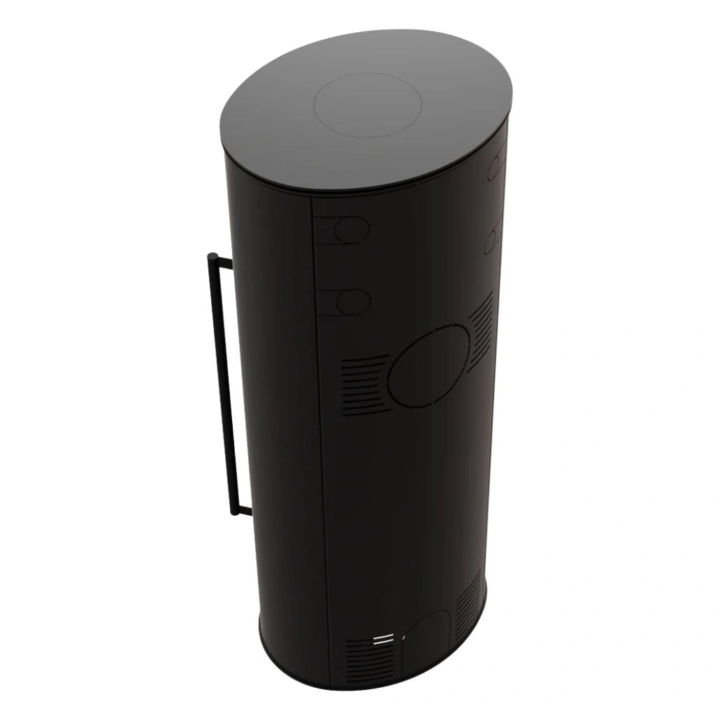Soba otel Erik High 5.5kW - samota neagra + recuperator pe apa [6]