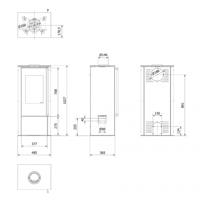 Soba otel HATI 5.5 kW [6]