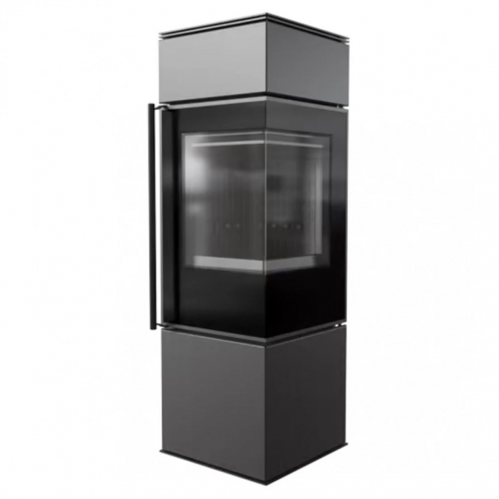 Soba otel Ren S 7kW sticla dreapta - Samota neagra [1]