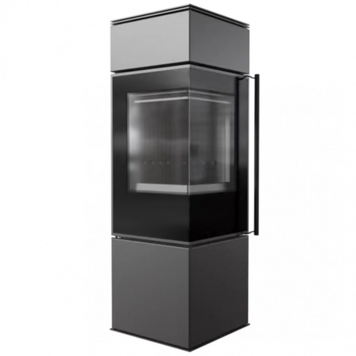 Soba otel Ren S 7kW sticla stanga - Samota neagra [1]