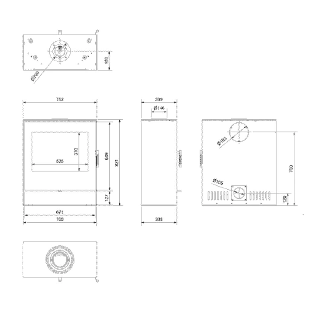 Soba otel Rollo 2 Simple - 8kW [9]