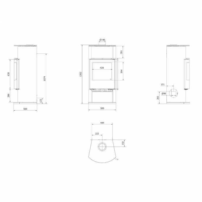 SOBA OTEL TOFA 8KW - SAMOTA NEAGRA [5]