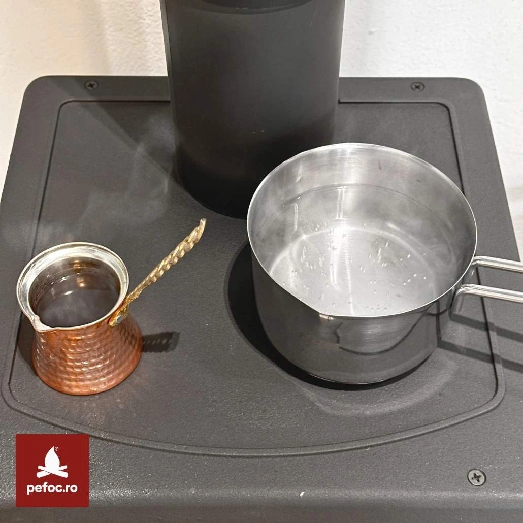 Soba pe lemne - VERSA economic - Crem [5]