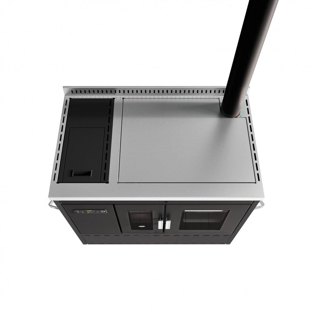 SOBA PE PELETI ISOTTA 7.5-21KW - NEGRU [2]