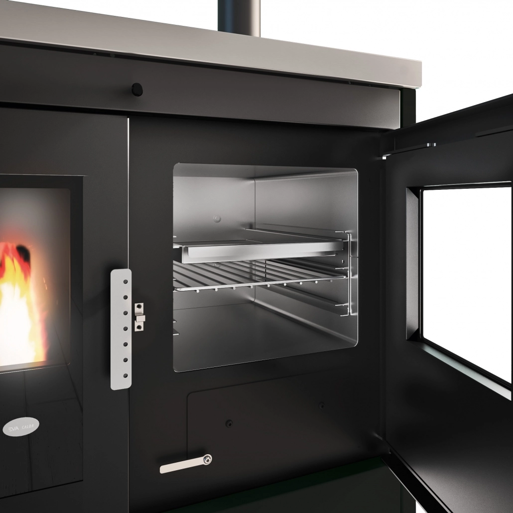 SOBA PE PELETI ISOTTA 7.5-21KW - NEGRU [3]