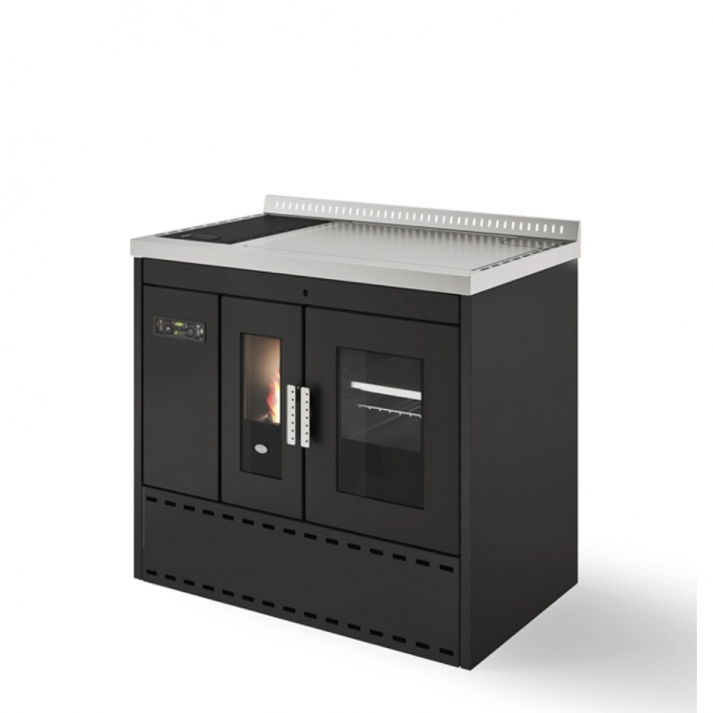 SOBA PE PELETI ISOTTA 7.5-21KW - NEGRU [1]