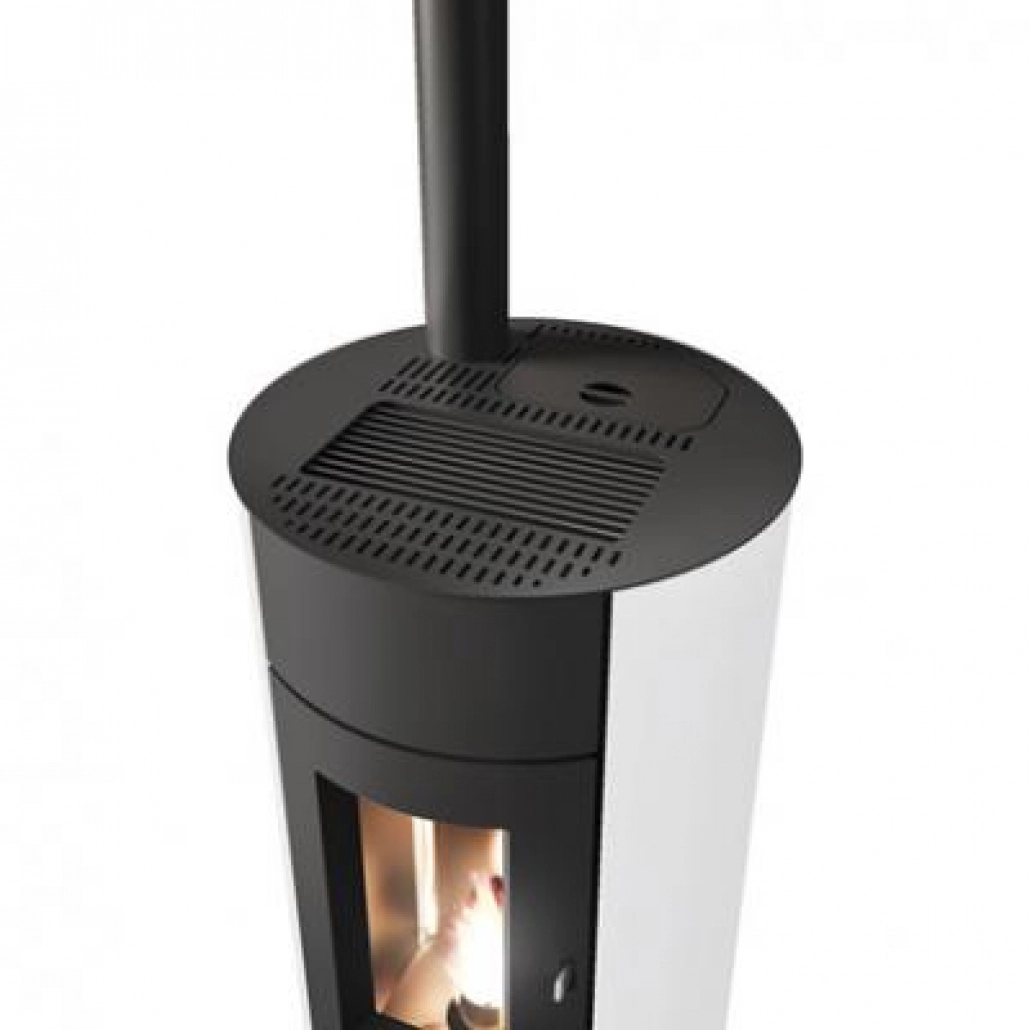 SOBA PELETI 10KW TRINITY ALB - CONVECTIE NATURALA [2]